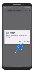 B6: Chọn cài đặt