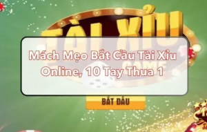 Cách bắt cầu Tài xỉu chuẩn luôn thắng từ cao thủ